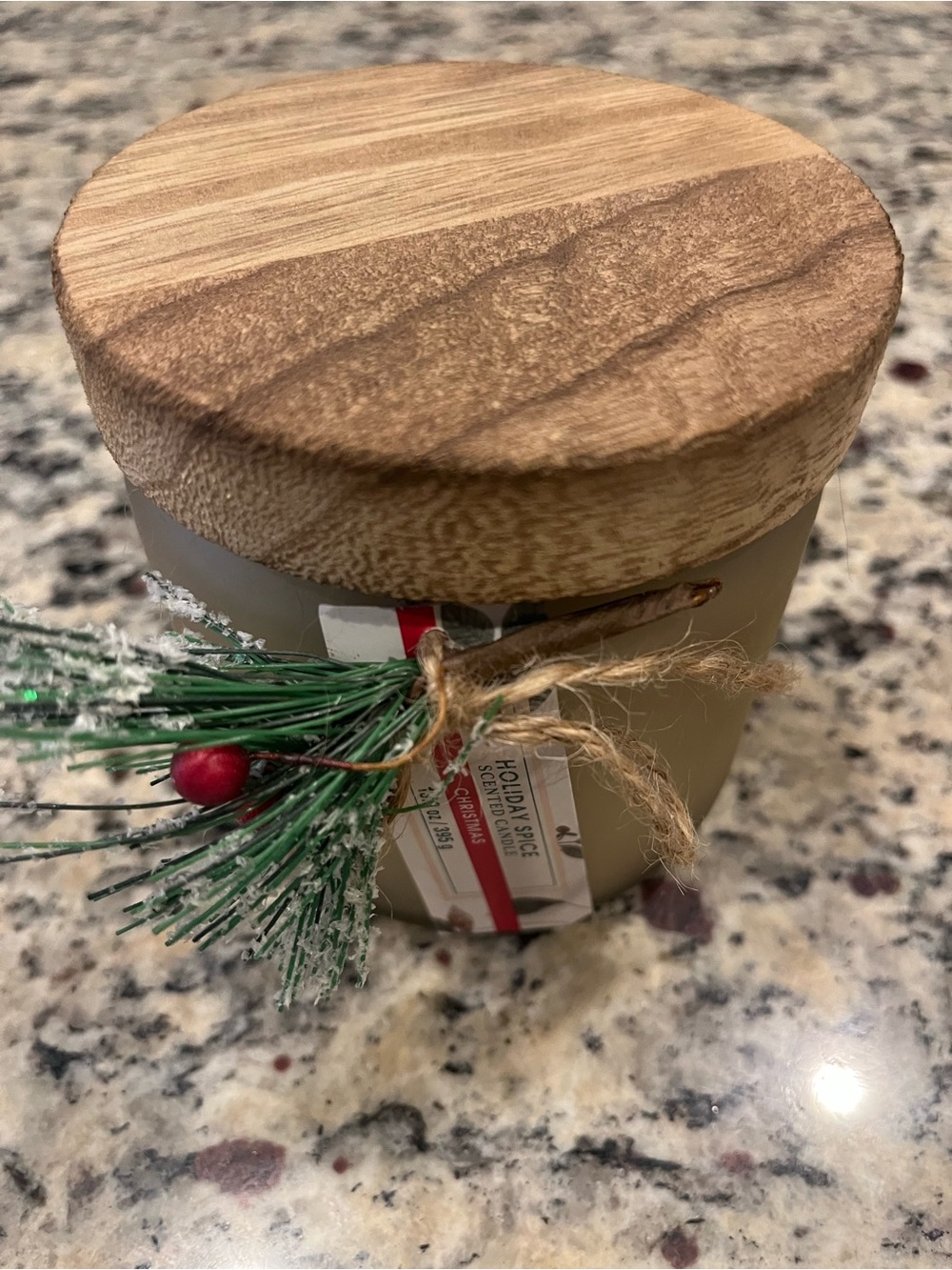 Holiday Spice Scented Candle